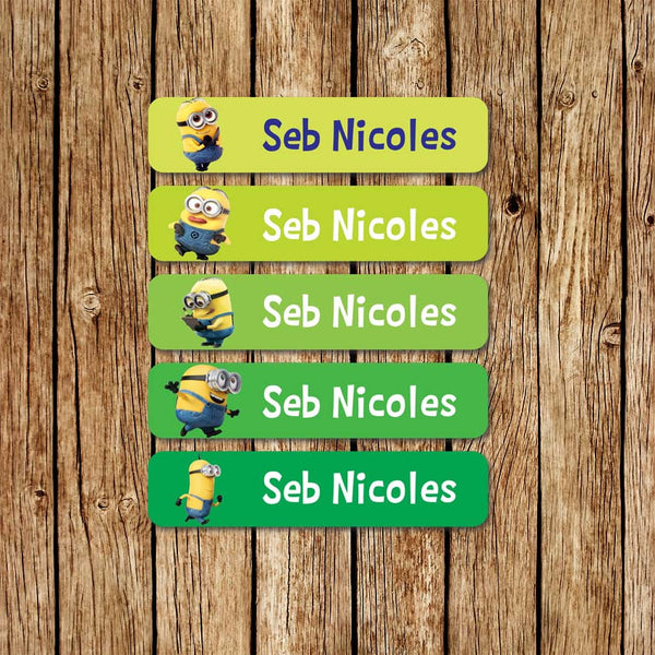 Minions 2 - Large Name Labels - Love my Goodies