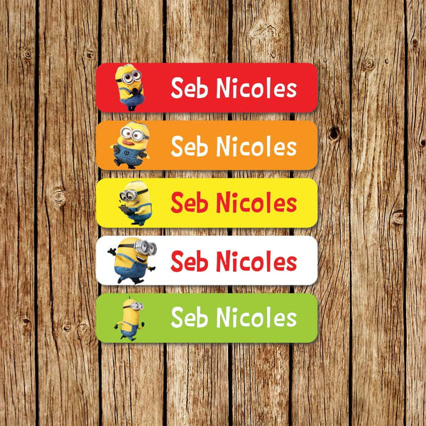 Minions 2 - Large Name Labels - Love my Goodies