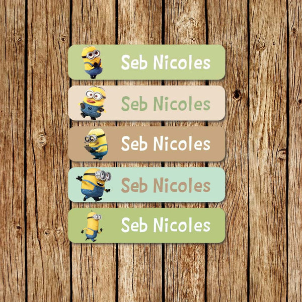 Minions 2 - Large Name Labels - Love my Goodies