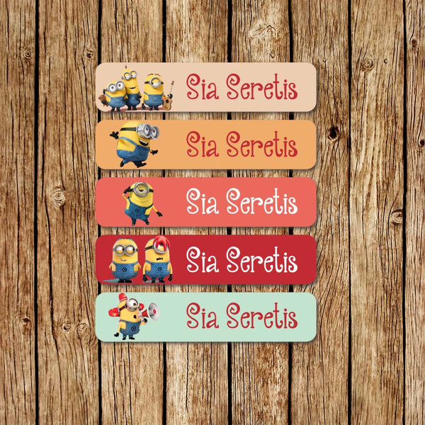 Minions 3 - Large Name Labels - Love my Goodies