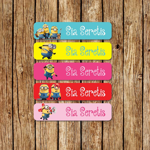 Minions 3 - Large Name Labels - Love my Goodies