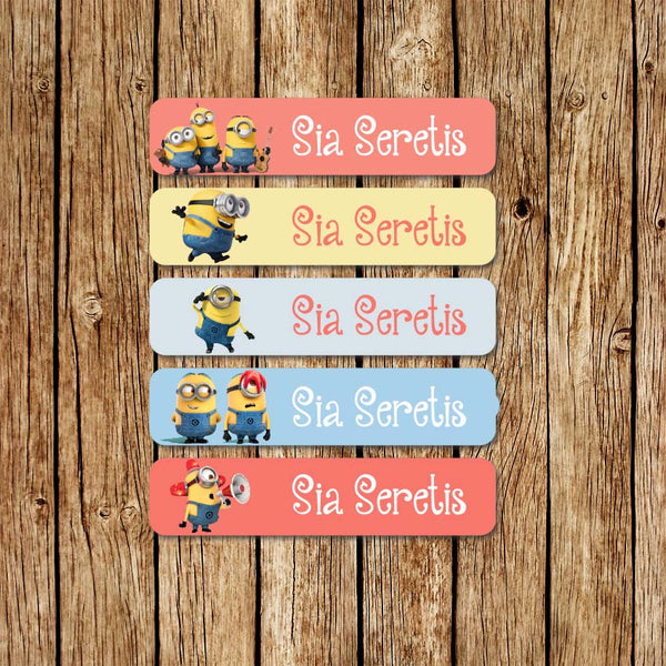 Minions 3 - Large Name Labels - Love my Goodies