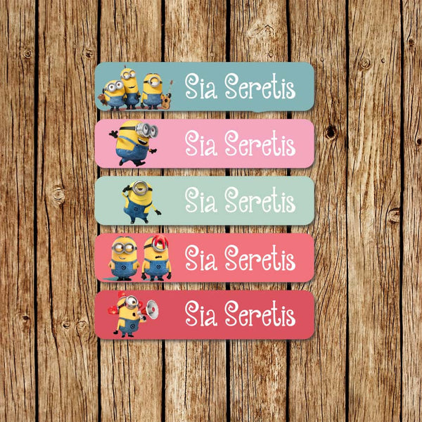 Minions 3 - Large Name Labels - Love my Goodies