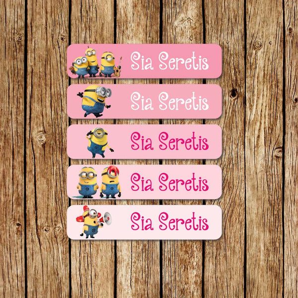 Minions 3 - Large Name Labels - Love my Goodies