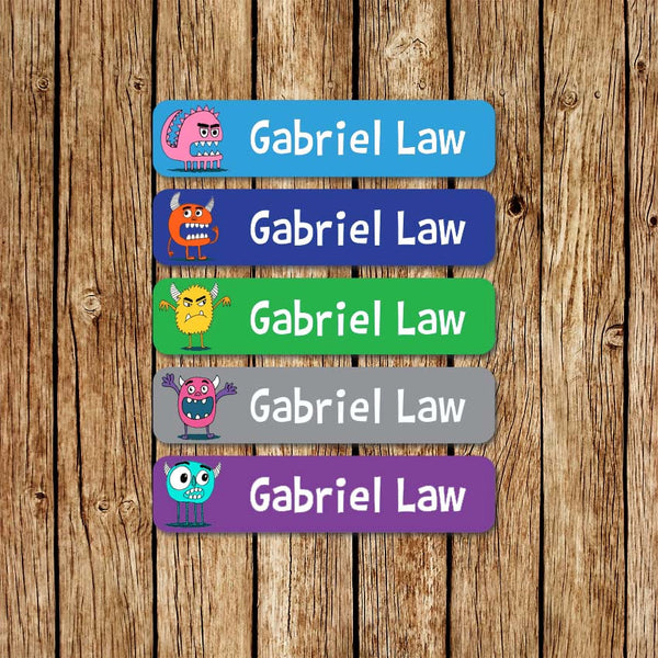 Monster Friends -Large Name Labels - Love my Goodies