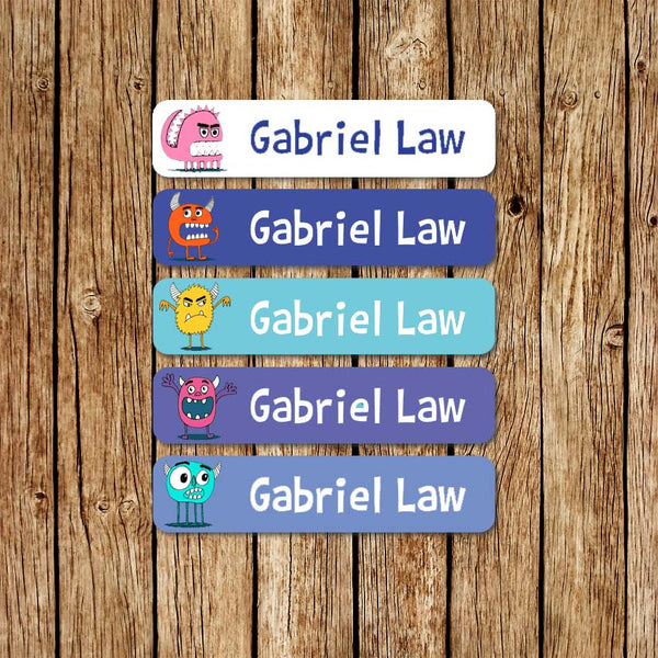 Monster Friends -Large Name Labels - Love my Goodies