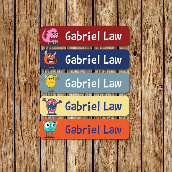 Monster Friends -Large Name Labels - Love my Goodies