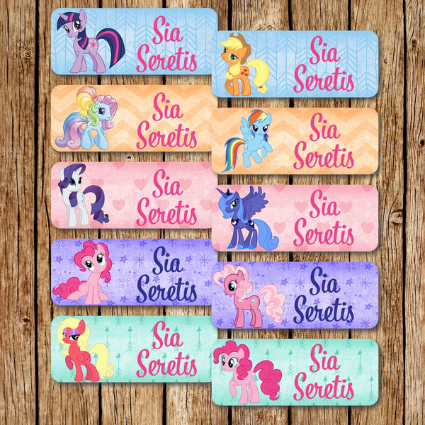 My Lil Pony - Small Name Labels - Love my Goodies