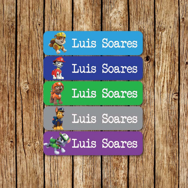 PawPatrol - Large Name Labels - Love my Goodies
