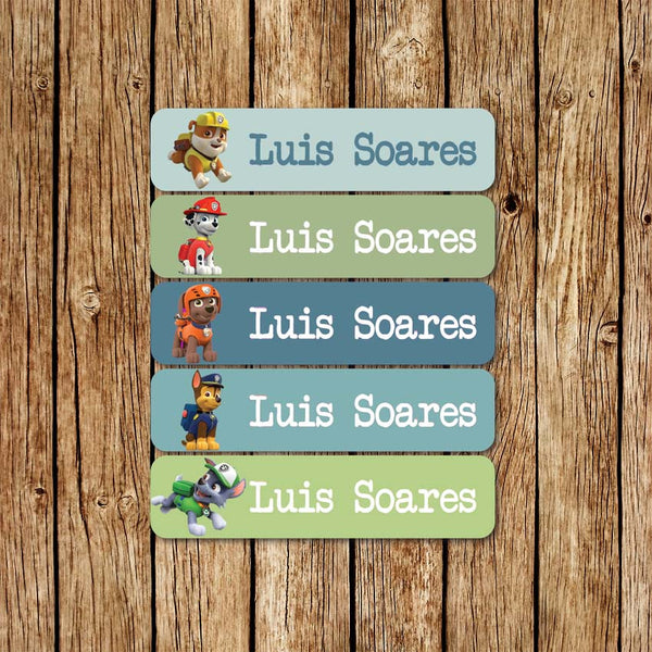 PawPatrol - Large Name Labels - Love my Goodies