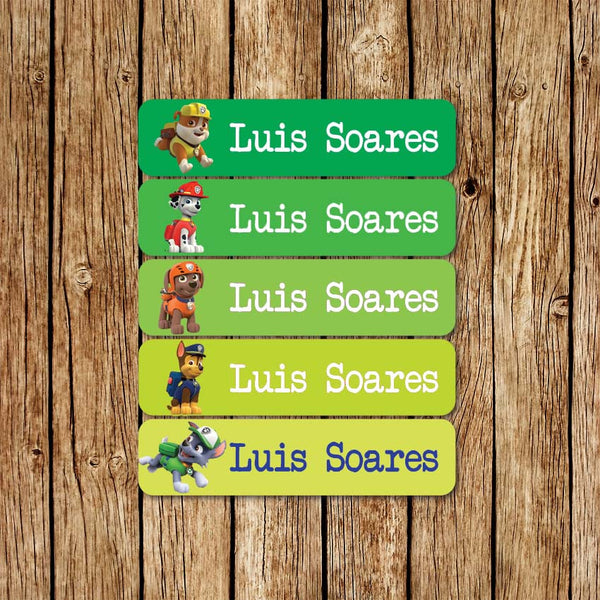 PawPatrol - Large Name Labels - Love my Goodies