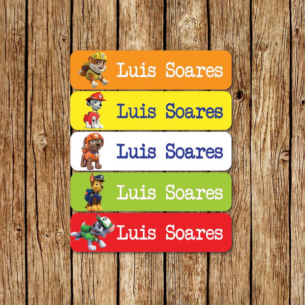 PawPatrol - Large Name Labels - Love my Goodies