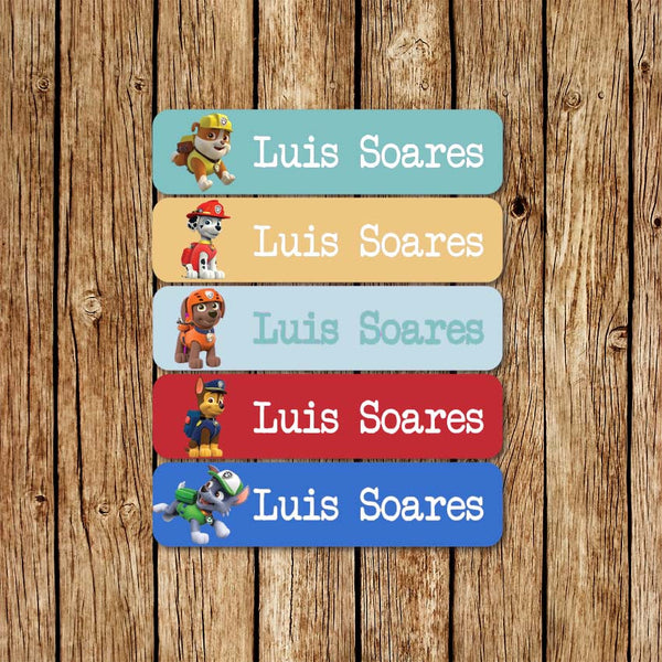 PawPatrol - Large Name Labels - Love my Goodies