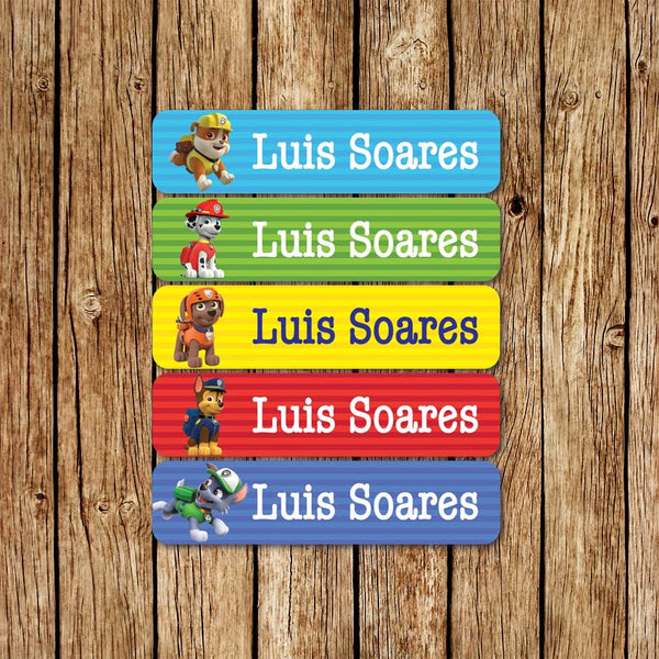 PawPatrol - Large Name Labels - Love my Goodies
