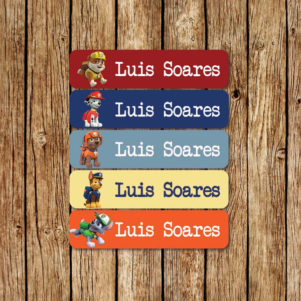 PawPatrol - Large Name Labels - Love my Goodies