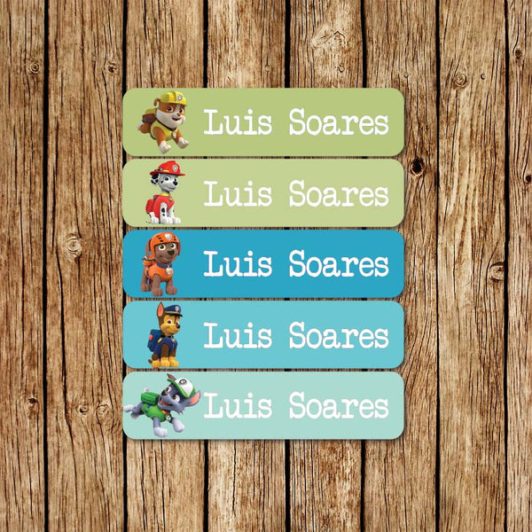 PawPatrol - Large Name Labels - Love my Goodies