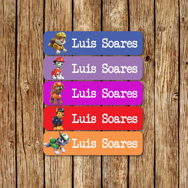 PawPatrol - Large Name Labels - Love my Goodies