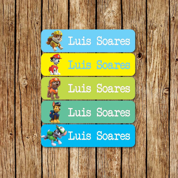 PawPatrol - Large Name Labels - Love my Goodies