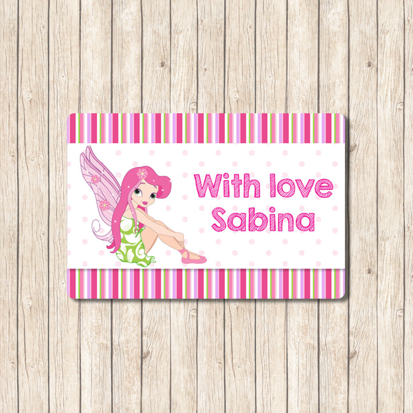 Pink Fairy - Gift Label - Love my Goodies