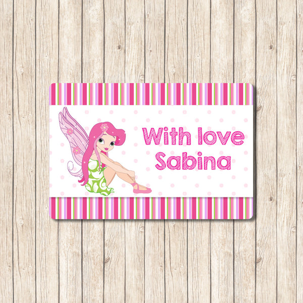 Pink Fairy - Gift Label - Love my Goodies