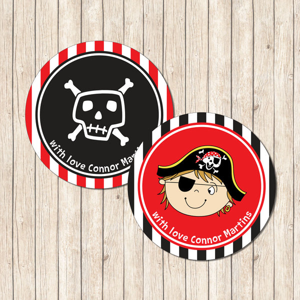 Pirate Aargh! - Gift Label - Love my Goodies