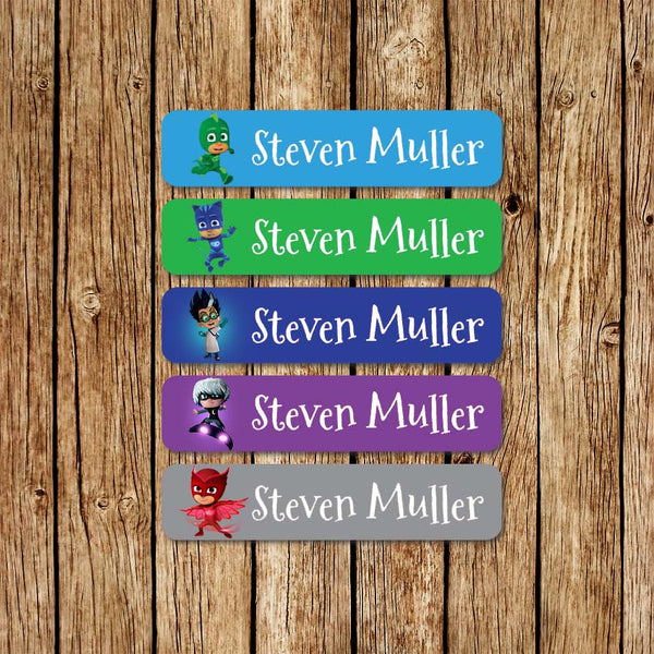 PjMasks - Large Name Labels - Love my Goodies