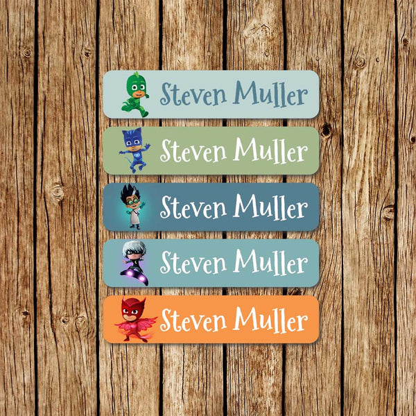 PjMasks - Large Name Labels - Love my Goodies