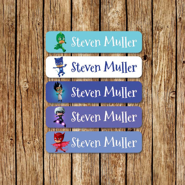 PjMasks - Large Name Labels - Love my Goodies