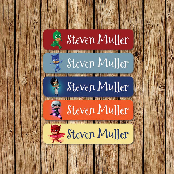 PjMasks - Large Name Labels - Love my Goodies