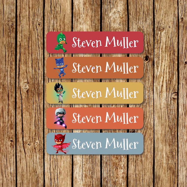 PjMasks - Large Name Labels - Love my Goodies