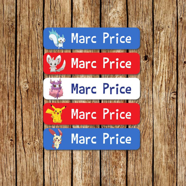 Pokemon 2 - Large Name Labels - Love my Goodies