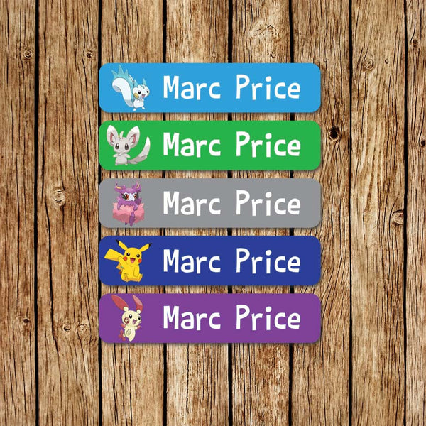 Pokemon 2 - Large Name Labels - Love my Goodies