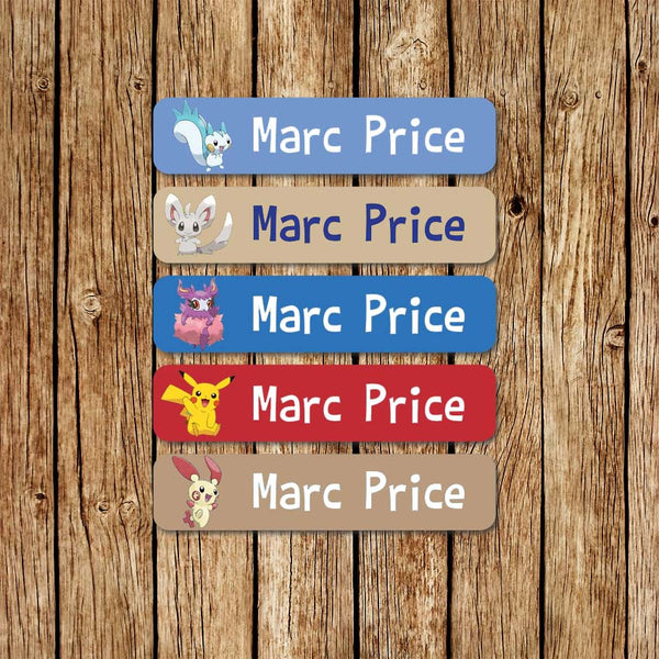 Pokemon 2 - Large Name Labels - Love my Goodies