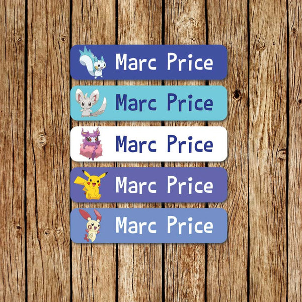 Pokemon 2 - Large Name Labels - Love my Goodies