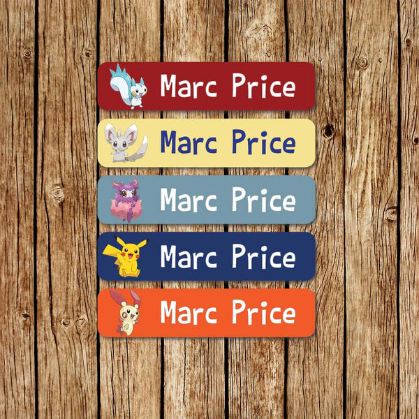 Pokemon 2 - Large Name Labels - Love my Goodies