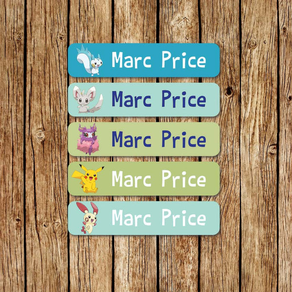 Pokemon 2 - Large Name Labels - Love my Goodies