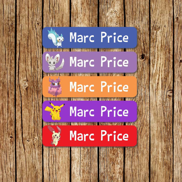 Pokemon 2 - Large Name Labels - Love my Goodies