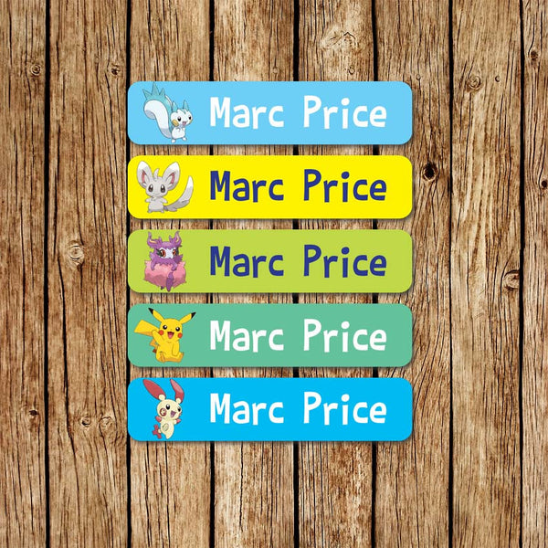 Pokemon 2 - Large Name Labels - Love my Goodies