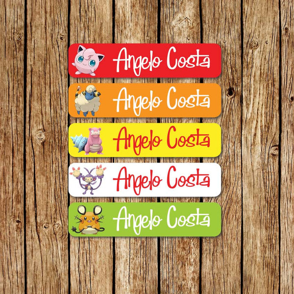 Pokemon 3 - Large Name Labels - Love my Goodies