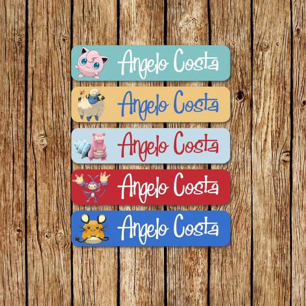 Pokemon 3 - Large Name Labels - Love my Goodies
