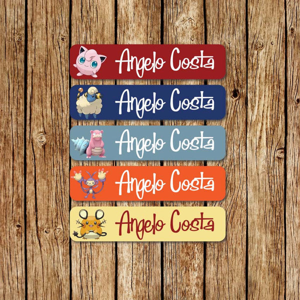Pokemon 3 - Large Name Labels - Love my Goodies