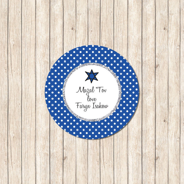 Polka Dot Glitter - Gift Label - Love my Goodies