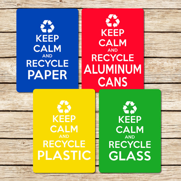 Recycle Labels -All Four - Love my Goodies