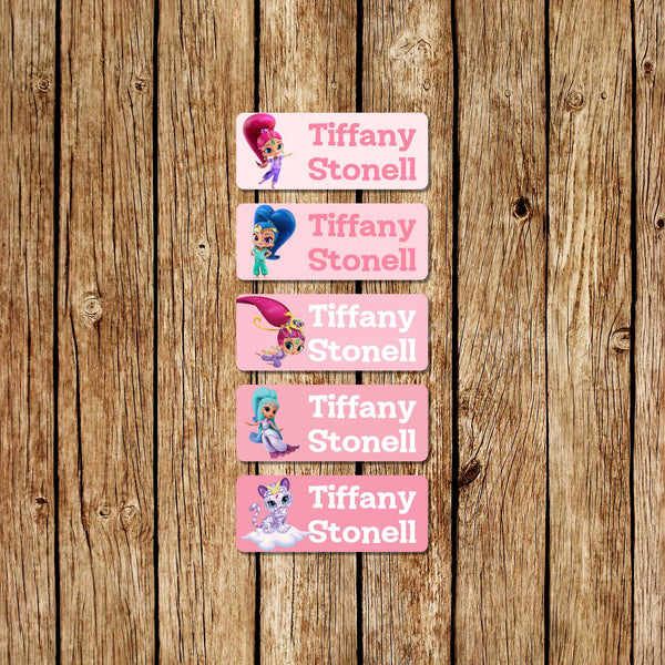 Shimmer - Small Name Labels - Love my Goodies