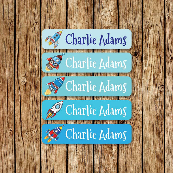 SpaceRockets - Large Name Labels - Love my Goodies