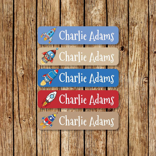 SpaceRockets - Large Name Labels - Love my Goodies
