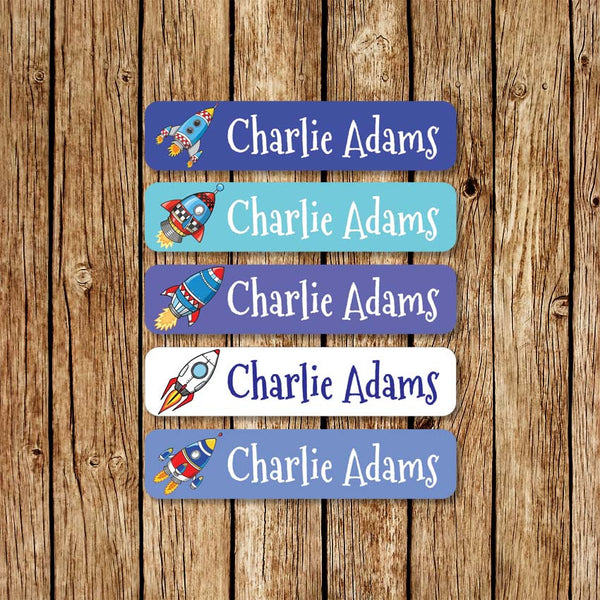 SpaceRockets - Large Name Labels - Love my Goodies