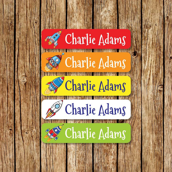 SpaceRockets - Large Name Labels - Love my Goodies