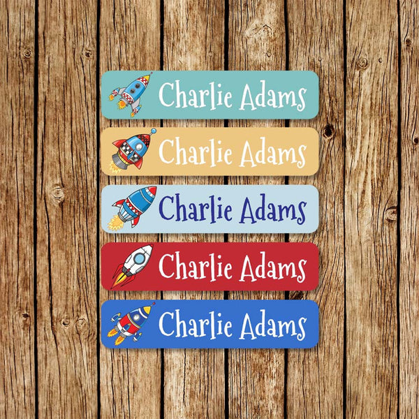 SpaceRockets - Large Name Labels - Love my Goodies