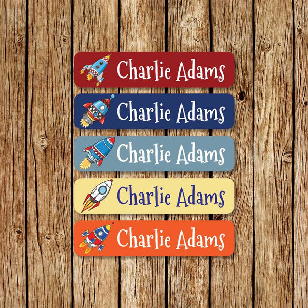SpaceRockets - Large Name Labels - Love my Goodies